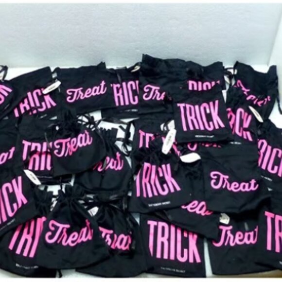 Victoria's Secret Handbags - 50 New Victoria's Secret trick treat bag lot satin